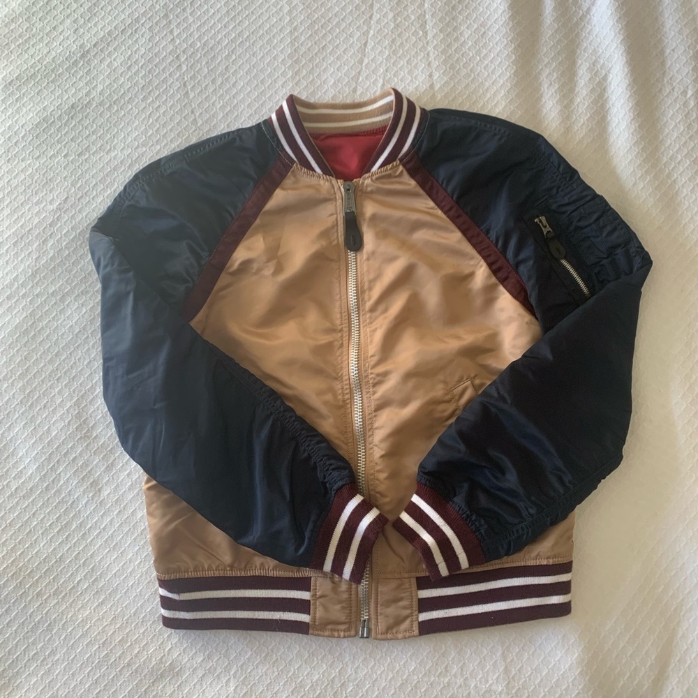 SOLD Alpha Industries reversible bomber jacket